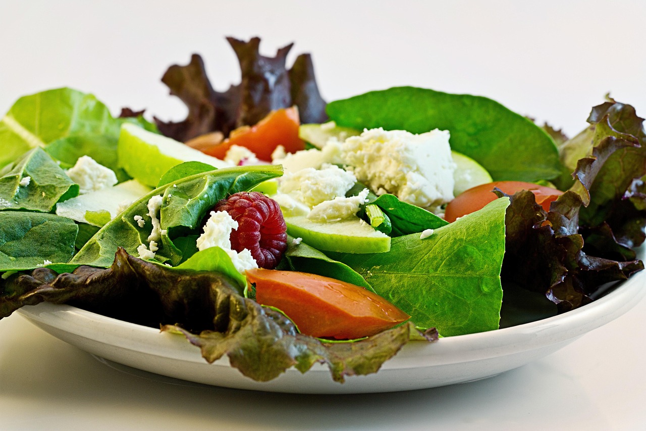 Salad, fresh, organic — Health Food Options That Support Mind-Body Balance Naturally