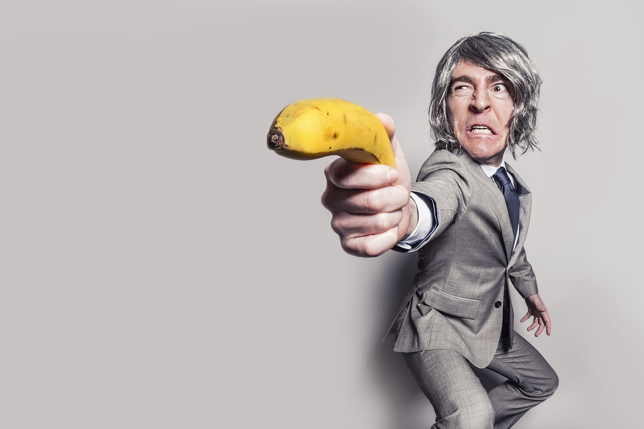 Suit, business man, banana — The Benefits of Supplements for Menopause Weight Gain: A Guide to Probiotics, Diet Pills